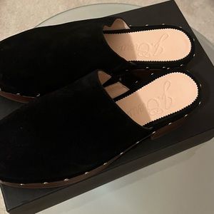 J crew Dakota suede clogs! Super cute!